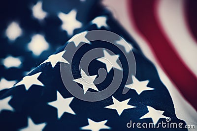 Flag of the United States of America Stock Photo