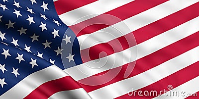 Flag Of USA Stock Photo