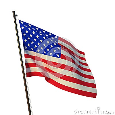 Flag of the USA Stock Photo