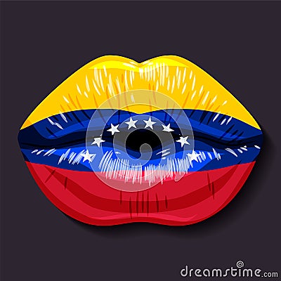 Flag of Venezuela Vector Illustration