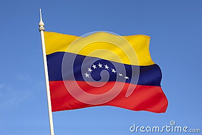 Flag of Venezuela - South America Stock Photo