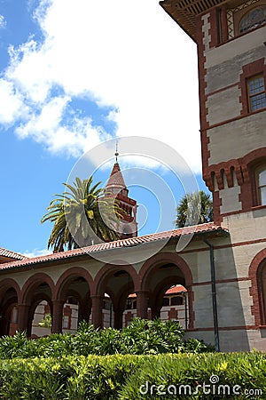 Flagler College in St Augustine Florida USA Editorial Stock Photo