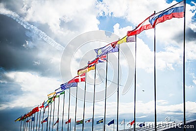 Flags Stock Photo