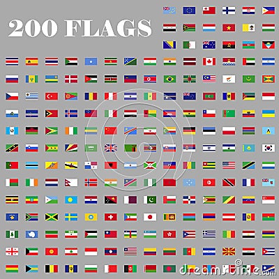 flags set world universal to use web mobile ui vector illustration 75599725