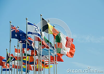 Flags of the world Stock Photo