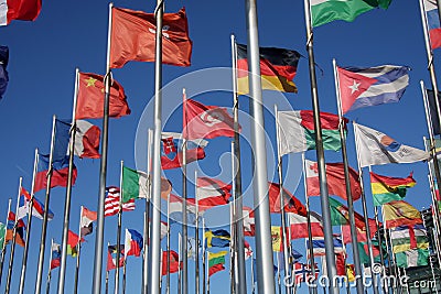 Flags of the world Stock Photo