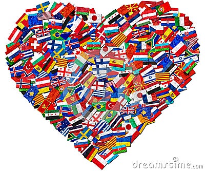 Flags of world contries Stock Photo