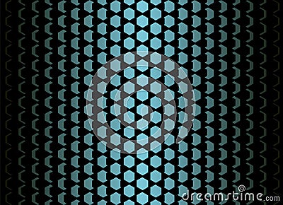 Flake blue gradient pattern. Vector Illustration