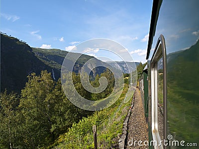 Flam Railway Stock Photo