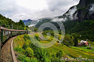 Flam train Stock Photo