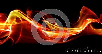 Flame abstract Stock Photo