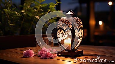 flame heart light Cartoon Illustration