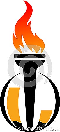 Flame Logo Stock Photo - Image: 19273030