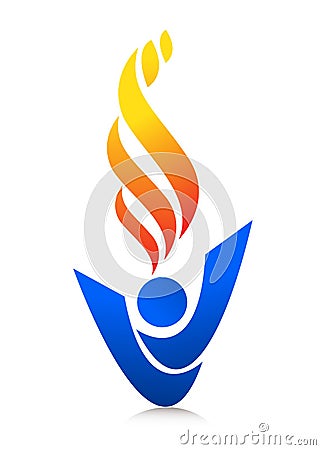 Flame logo Vector Illustration