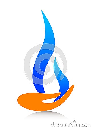 Flame logo Vector Illustration