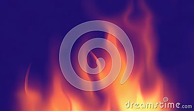 Flame motion on abstract background. Red fire texture, orange burn light Stock Photo