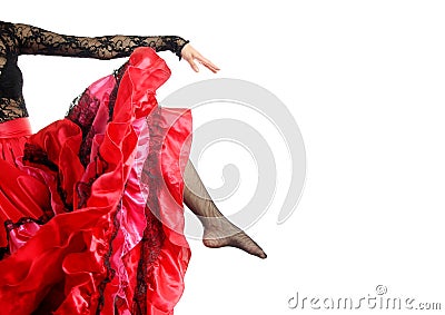 Flamenco pose Stock Photo