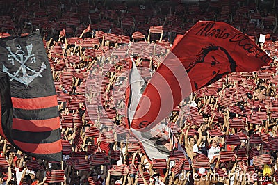 Flamengo vs Botafogo Editorial Stock Photo