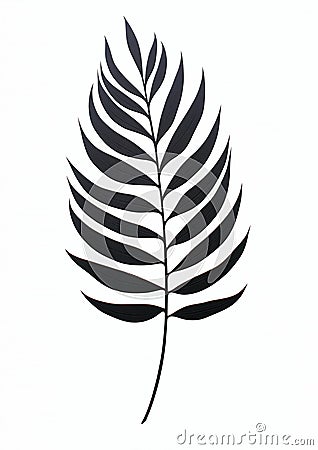 Flaming Feathers: A Conceptual Display of Simplified Forms on an Stock Photo