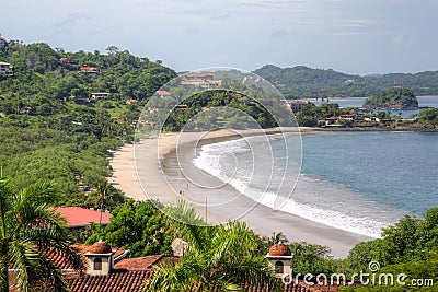 Flamingo Beach inlet in Costa Rica Stock Photo