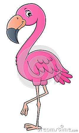 Flamingo topic image 1 Vector Illustration