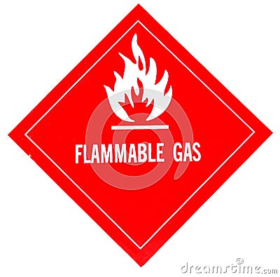 Flammable gas Stock Photo