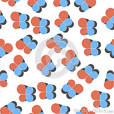 flap charticon in pattern style. One of Charts & Diagramms collection icon can be used for UI, UX Stock Photo