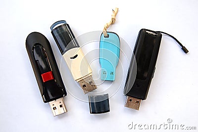 Flash drive Stock Photo