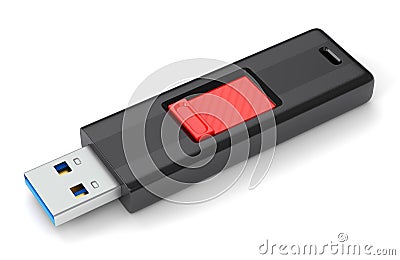 Flash drive Stock Photo