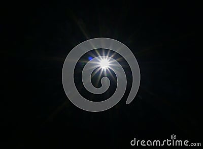 Flash light ray Black background using Layers mode Screen Stock Photo