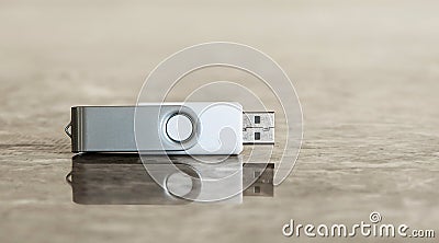 Flash memory stick Stock Photo