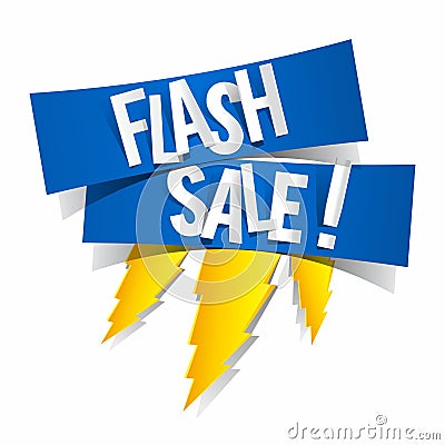 Flash Sale Vector Illustration