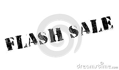 Flash Sale rubber stamp Vector Illustration