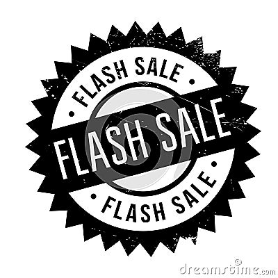 Flash Sale rubber stamp Vector Illustration