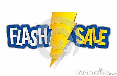 Flash Sale Vector Illustration