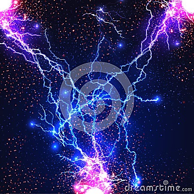 Flash strike background Vector Illustration