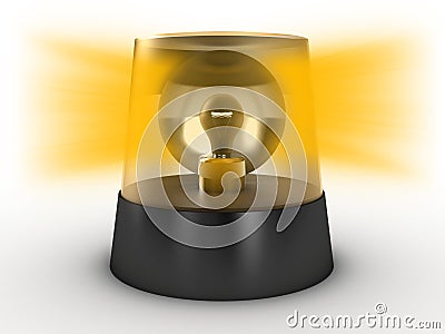 Flashing light Stock Photo