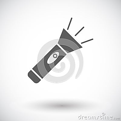 Flashlight Vector Illustration