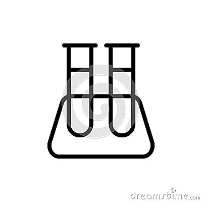 Flask, chemistry icon. Simple color vector elements of stinks icons for ui and ux, website or mobile application Stock Photo