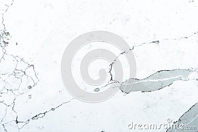 Flat background slate of polished marble used for construction, or a backdrop design. Marble pattern is mostly white, black and Stock Photo