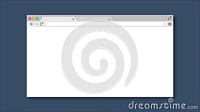 Flat blank browser windows for different devices. Computer, tablet, phone sizes. Device Icons: smart phone, tablet and desk Stock Photo