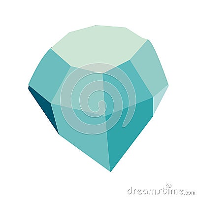 flat diamond design Vector Illustration