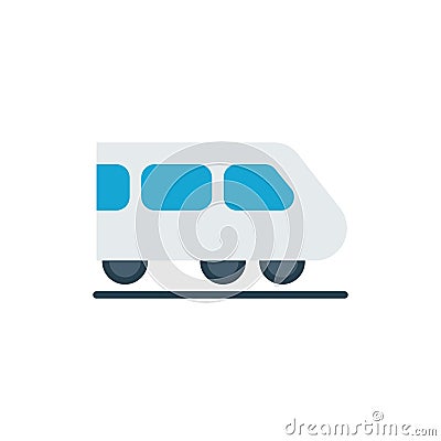 Express train icon on white background Stock Photo