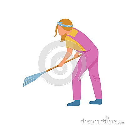 Flat Gardening Icon Vector Illustration