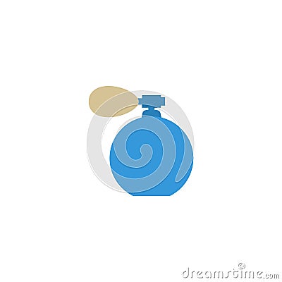 Flat Icon Perfuming Bottle Element. Vector Illustration Of Flat Icon Deodorant Isolated Vector Illustration