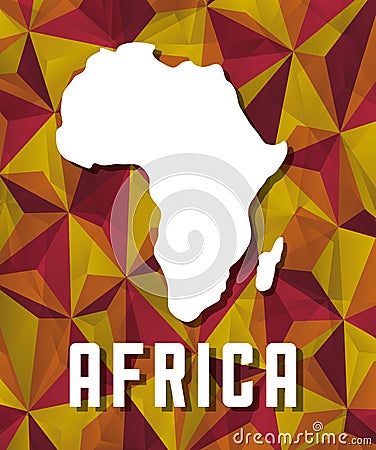 Flat illustration about africa design Vector Illustration