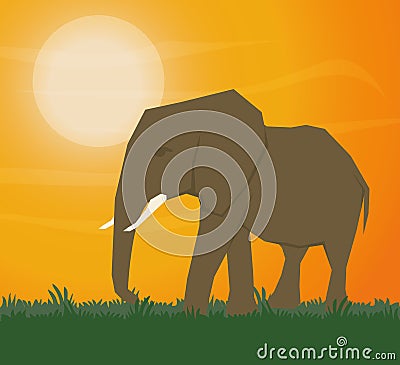 Flat illustration about africa design Vector Illustration