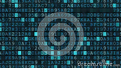 Flat internal computer number, digital machine code binary symbols background Stock Photo