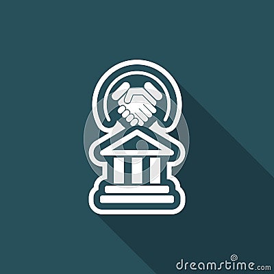 Legal agreement Vector Illustration