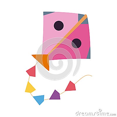 flat kite design Vector Illustration